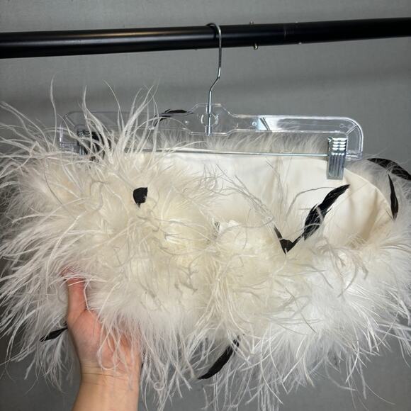 Lamarque Zaina Feather Bustier Top - Picture 3 of 9